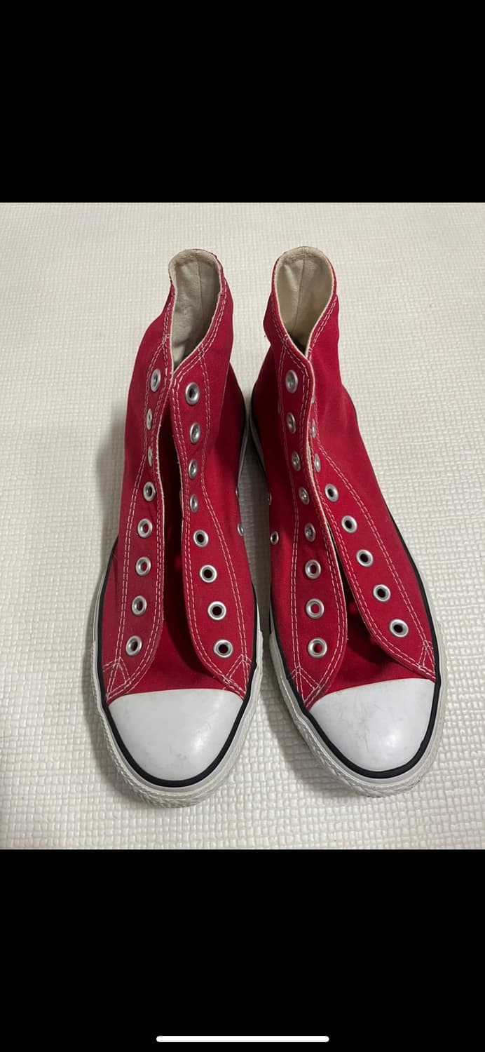 컨버스 하이 척테일러 올스타 레드 새상품급 상품이미지1