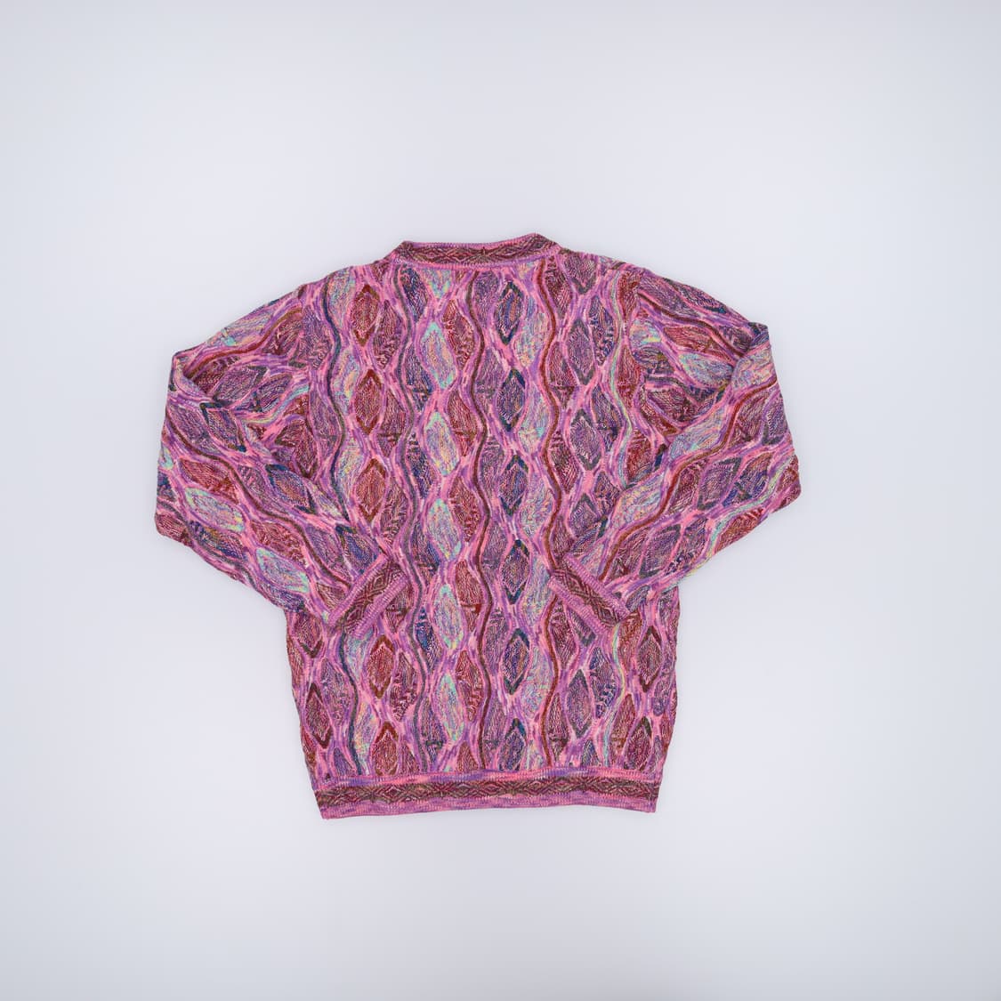 M 90s Old Country 패턴 니트 0427H1 상품이미지2