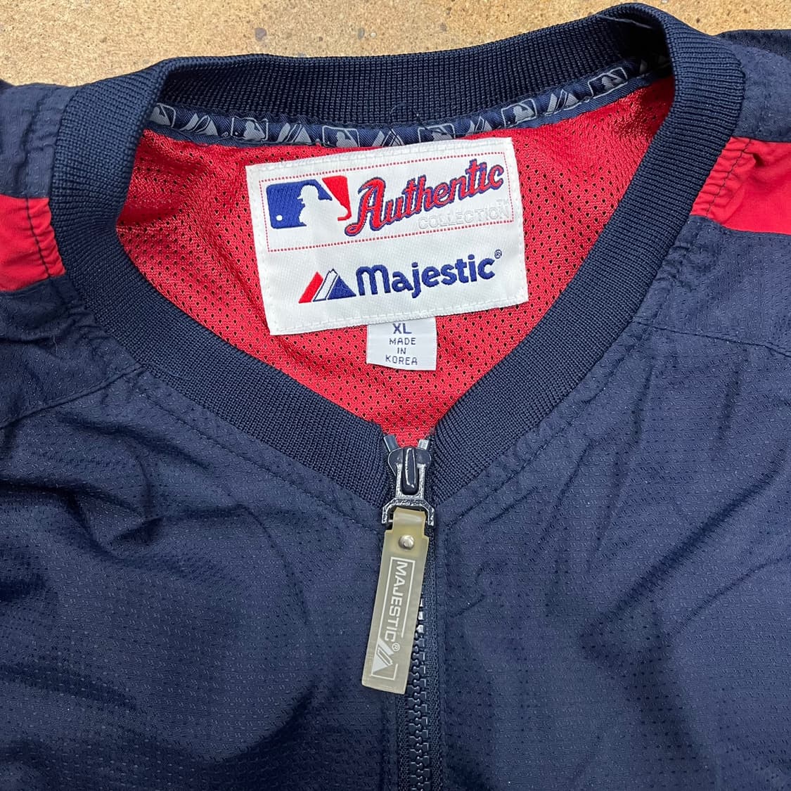 [XL] 마제스틱 미네소타 트윈스 MLB 바람막이 네이비 b18 상품이미지5