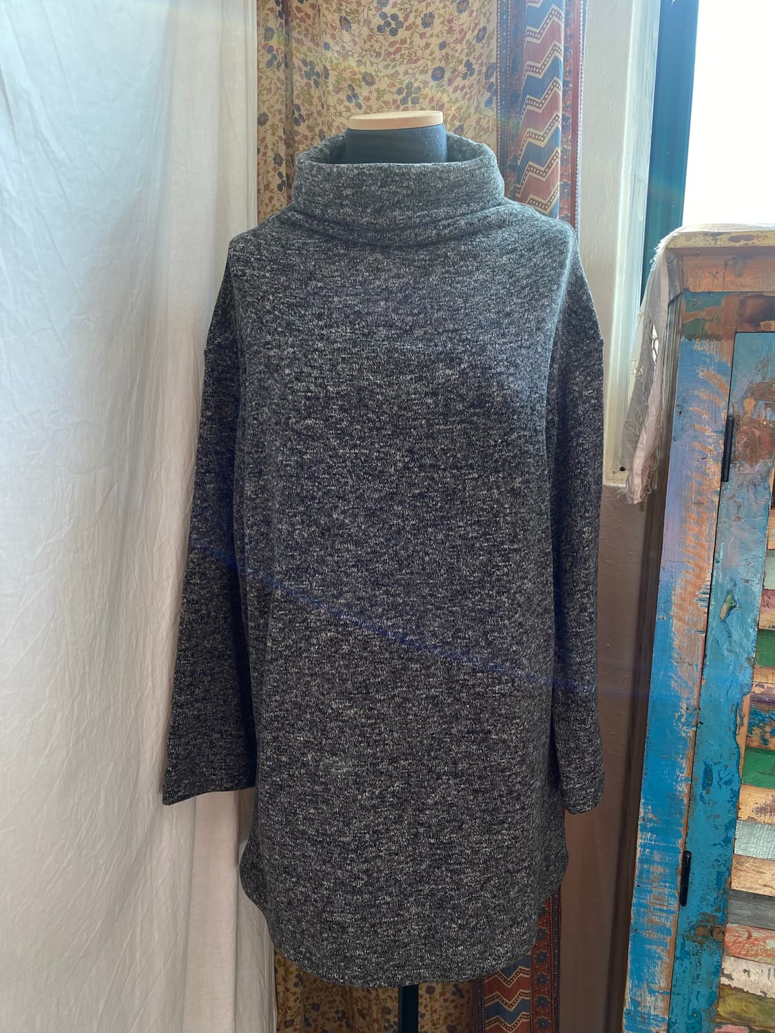 UNIQLO 터틀넥 오버핏 니트탑(L) 상품이미지9