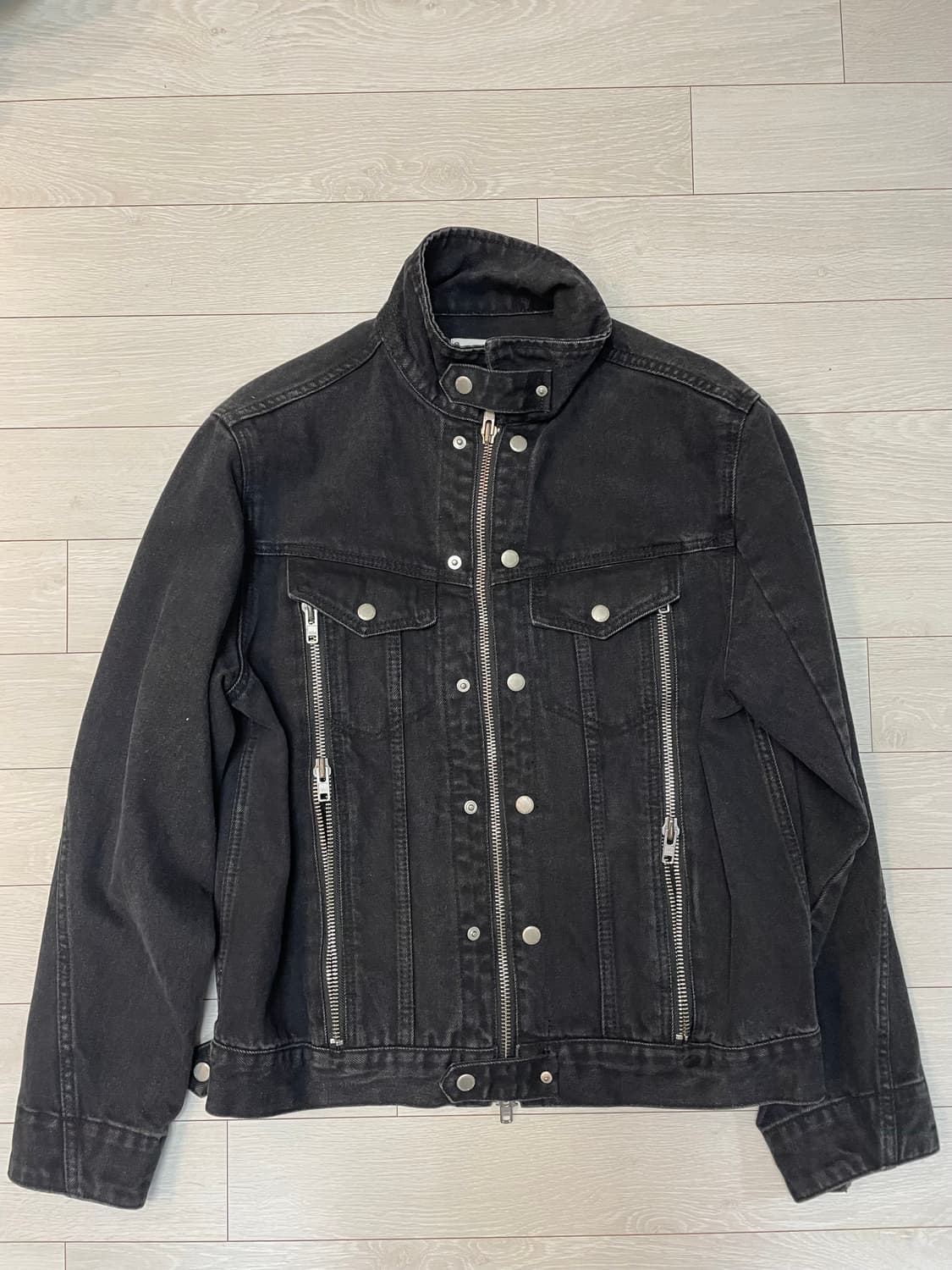 넥스트도어립스TWISTED ZIPPER TRUCKER JACKET 상품이미지2