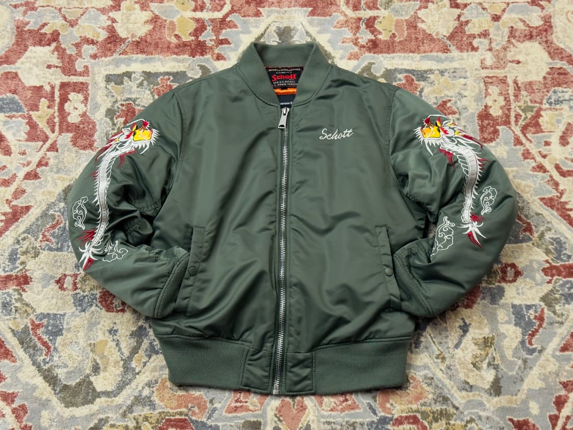 [쇼트 x 앤더슨벨] 103주년 한정판 용자수 스카쟌 MA-1 (L) 상품이미지2