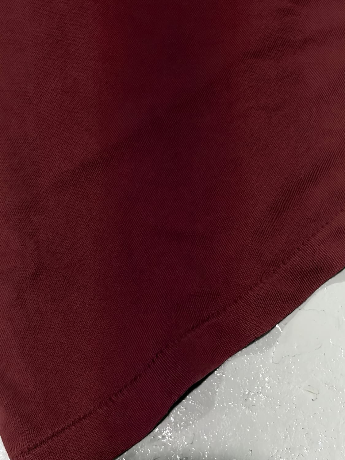 아베크롬비(Abercrombie) 싱글 스티치 버건디 롱슬리브 상품이미지4