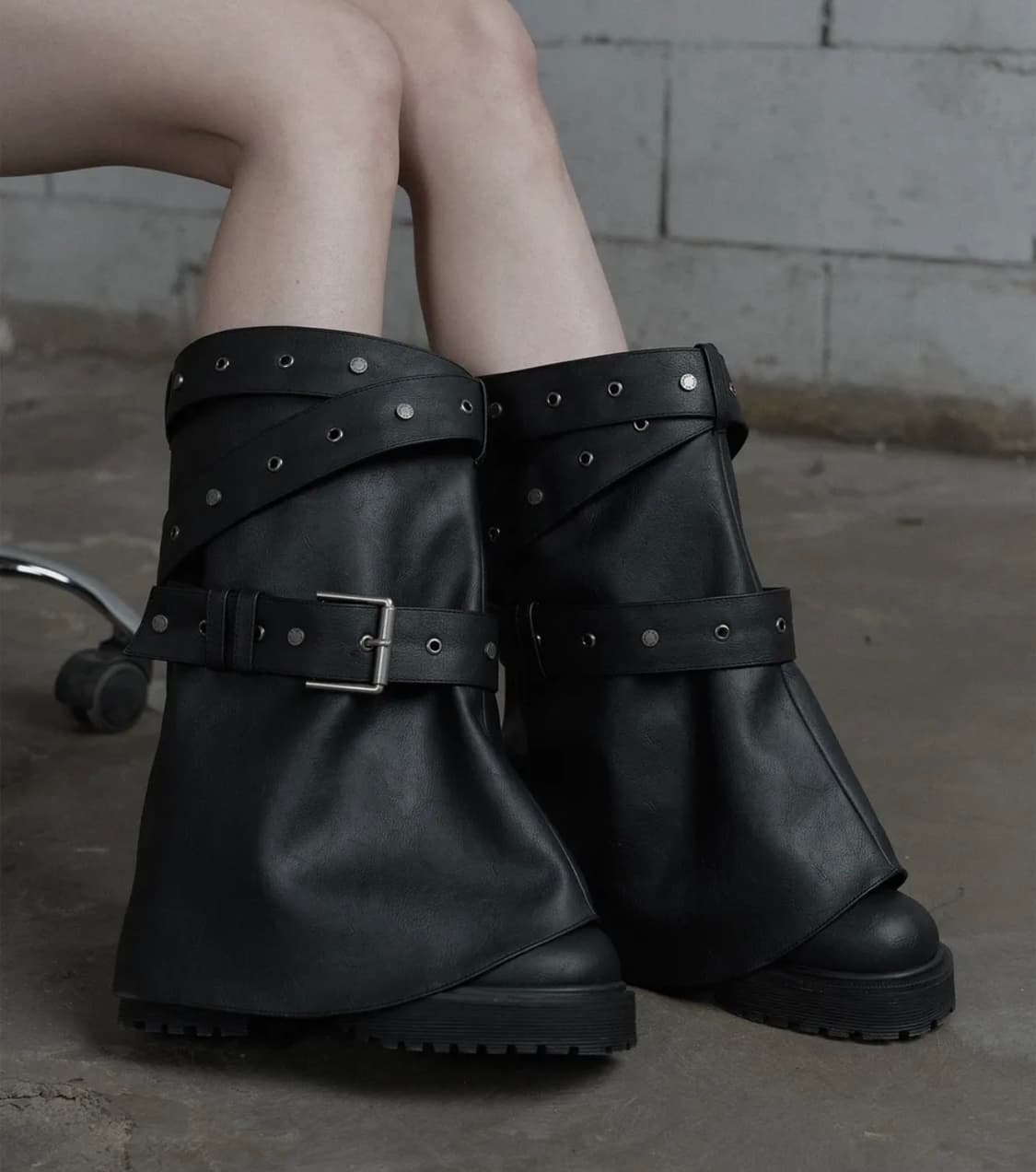 에트오소메 레더 부츠 ( 새상품 ) 상품이미지1