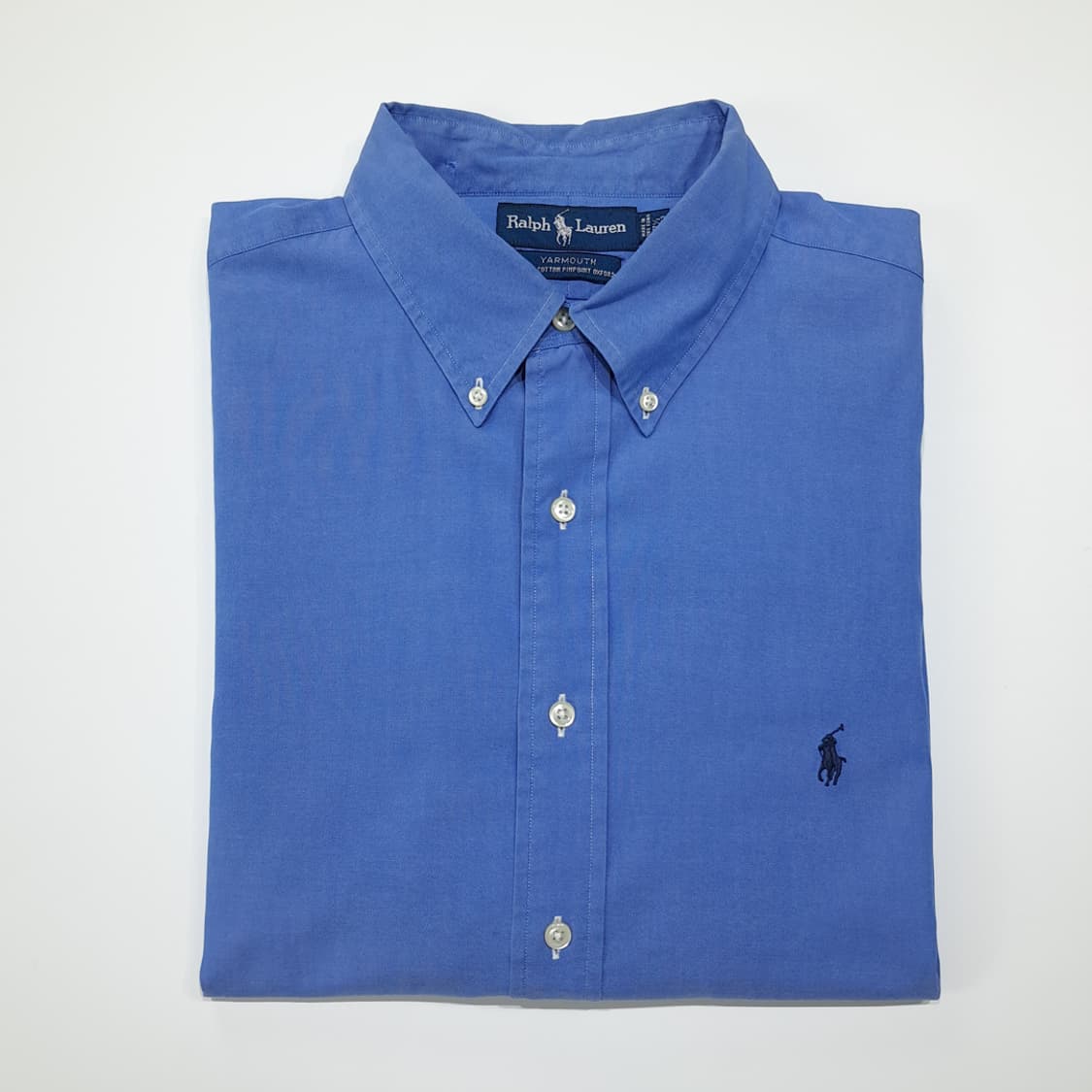CL769 XL 폴로 90s 홍콩판 핀포인트 버튼다운 블루 셔츠 남방 상품이미지7