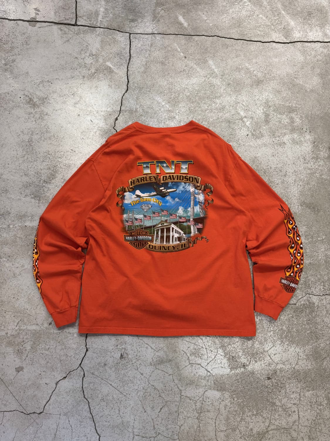 할리데이비슨 플레임 롱슬리브 상품이미지7