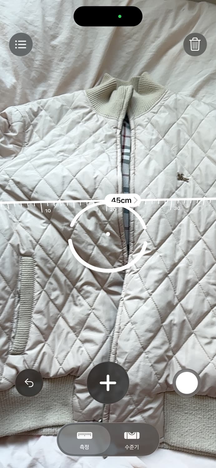 ‼️오늘특가‼️버버리 퀼팅 패팅 리버시블 아이보리M 급처 상품이미지8