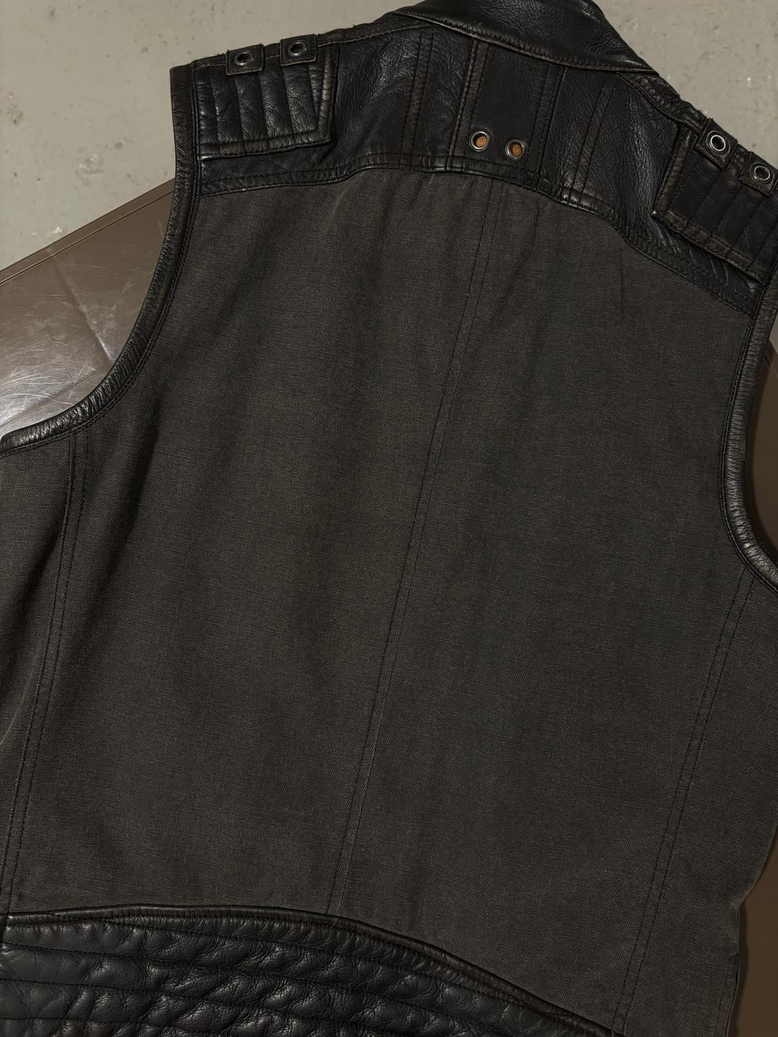 할리데이비슨 가죽 조끼 상품이미지7