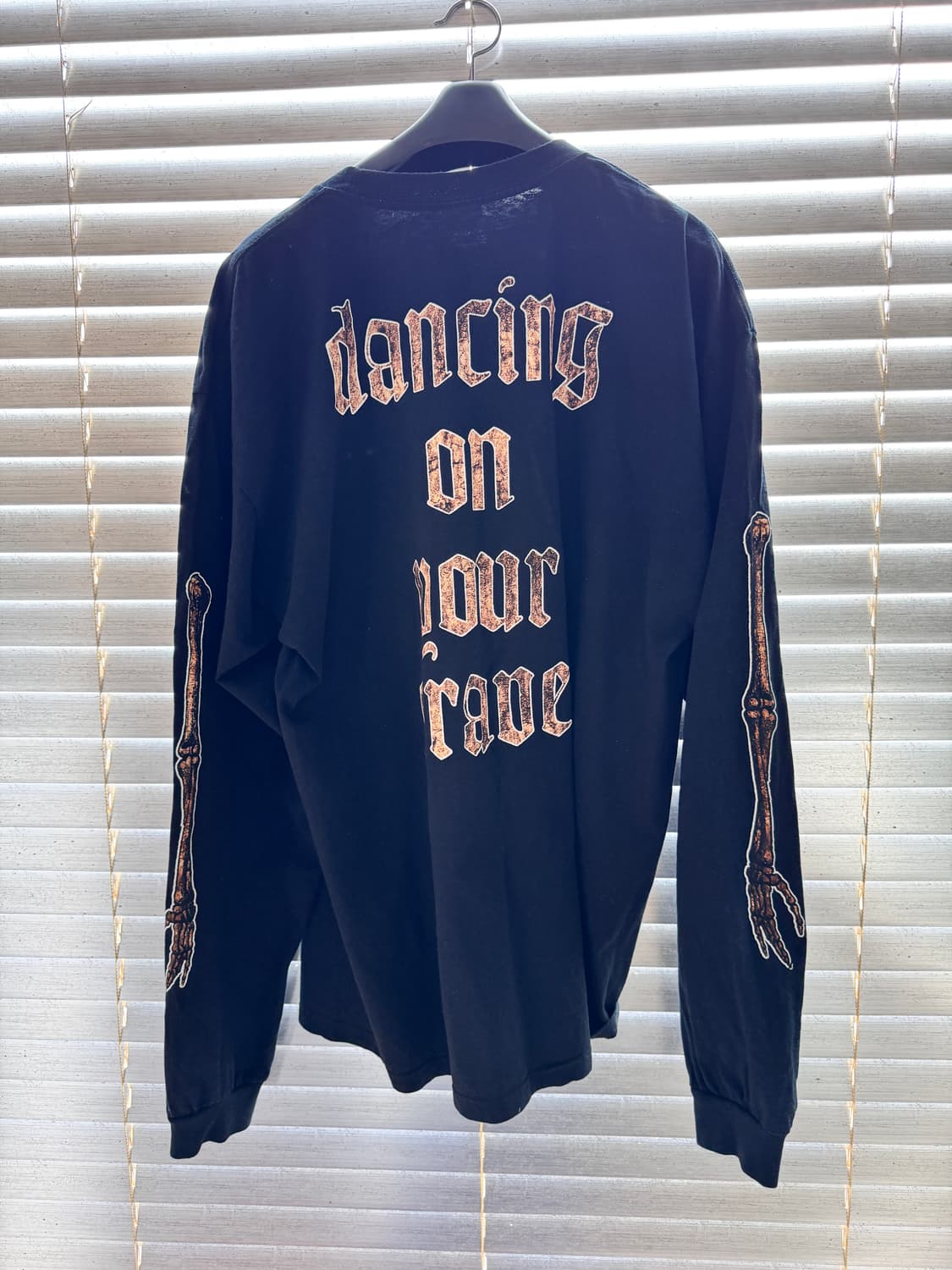 [XXL] 00s 아치 에너미 스켈레톤 댄스 롱슬리브 밴드티 상품이미지2