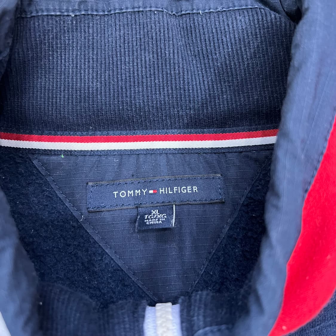 XL) 타미힐피거 하프집업 맨투맨 티셔츠 맨투맨티 올드스쿨 스트릿패션 상품이미지4