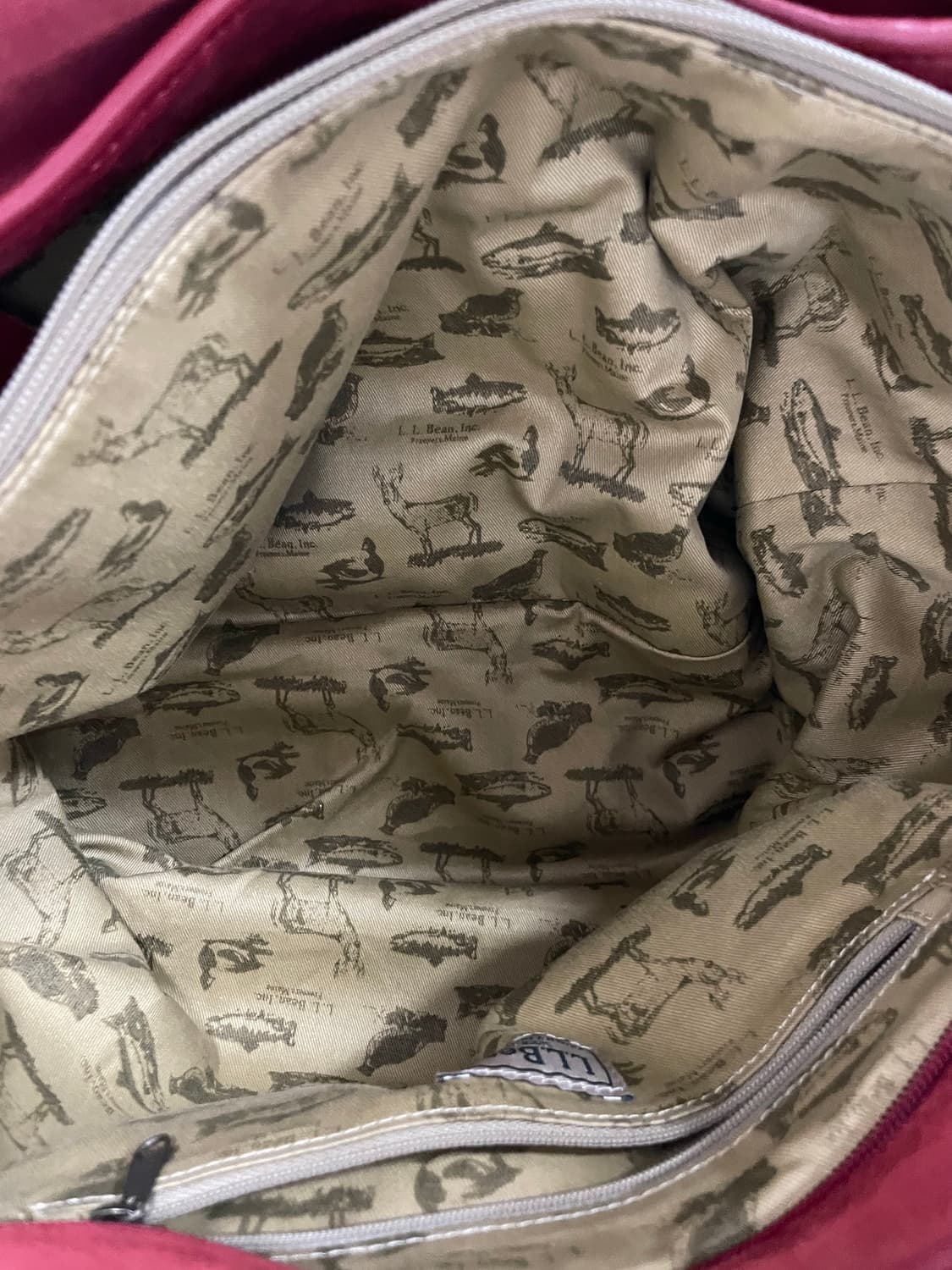 [OS] 엘엘빈 스웨이드 레더 라지 토트백 레드 상품이미지8