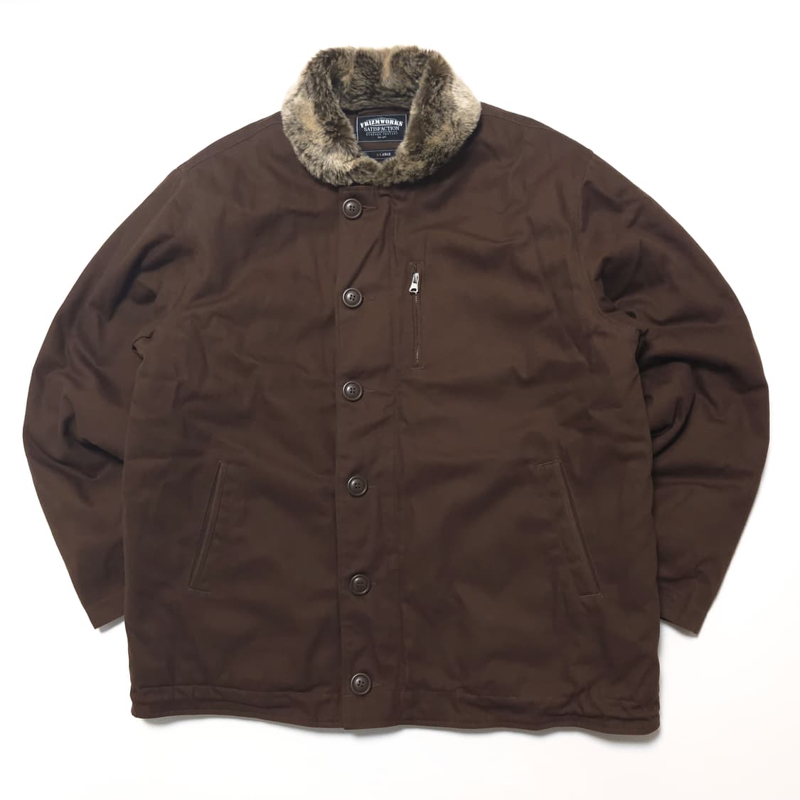 프리즘웍스 에드거 N-1 덱자켓 브라운 상품이미지2