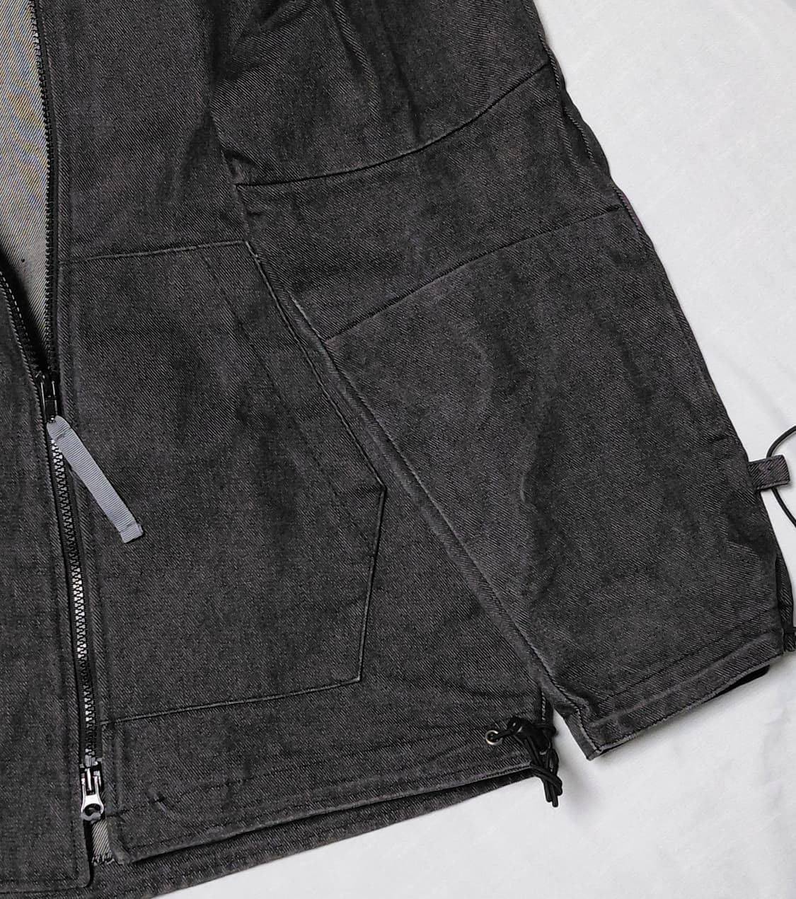 [L/무료배송] LES ZAZOUS(레 자쥬) 더블 집업 데님 자켓 상품이미지3