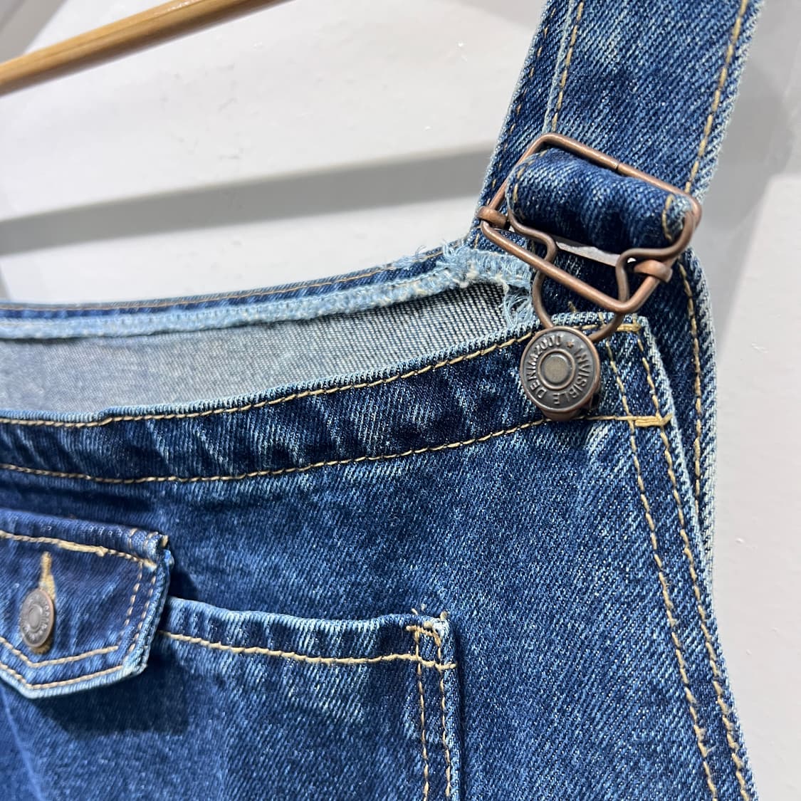 [M] 재팬빈티지 데님 오버롤 멜빵바지 상품이미지3