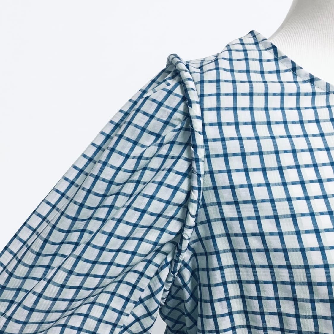 쥬시쥬디 체크 블라우스 상품이미지5