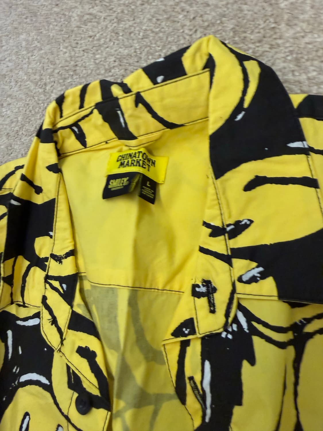 차이나타운 마켓 스마일리 플레임 반팔 셔츠, 반바지 세트 상품이미지2