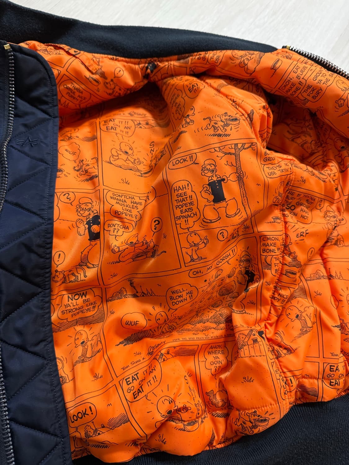 알파인더스트리 ma-1 Popeye 상품이미지3