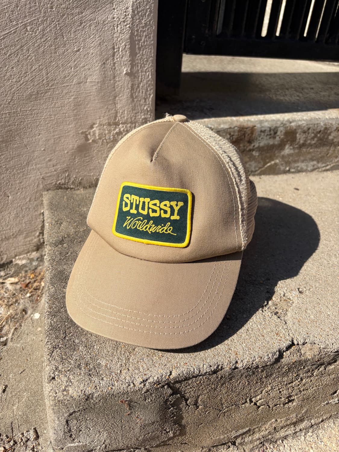 90‘s Stussy worldwide 트러커 캡 상품이미지1