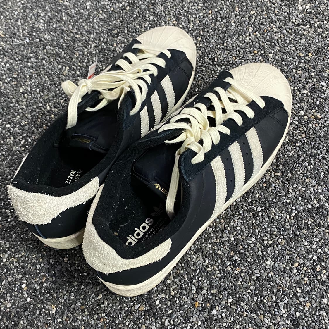 아디다스 슈퍼스타 82 블랙 화이트 b3400 상품이미지3