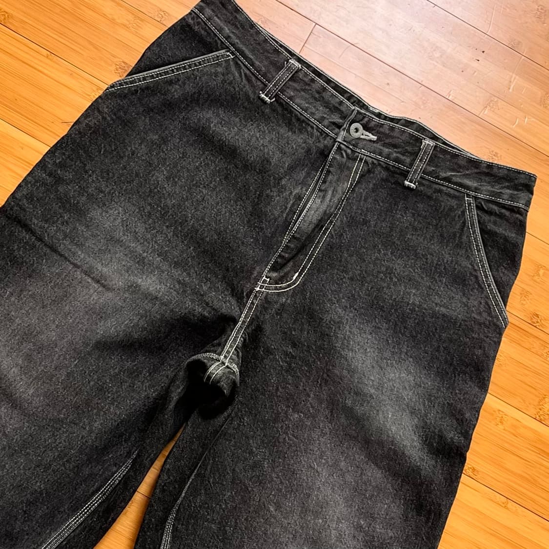 아웃스탠딩 블랙진 카펜터 데님팬츠 W L 상품이미지3