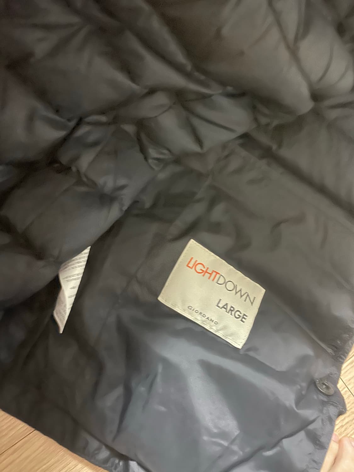 지오다노 경량조끼패딩 L사이즈 상품이미지2