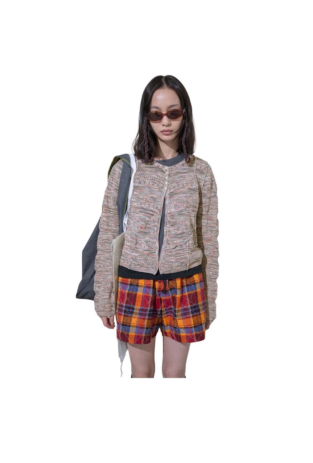 PERVERZE 퍼버즈 pinched seam knit cardigan 상품이미지4
