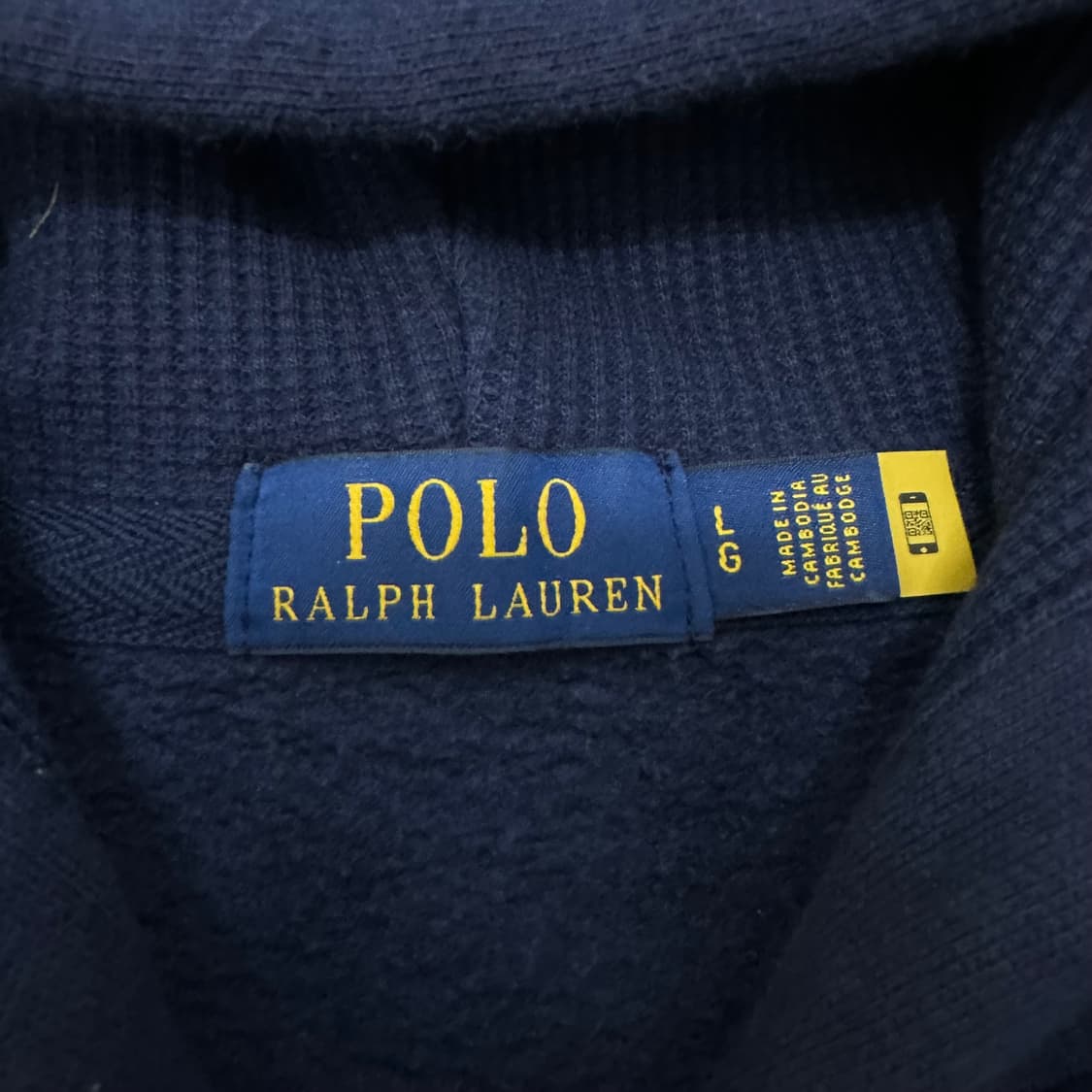 POLO 폴로 랄프로렌 신상 기모 후드집업 네이비 L 상품이미지4