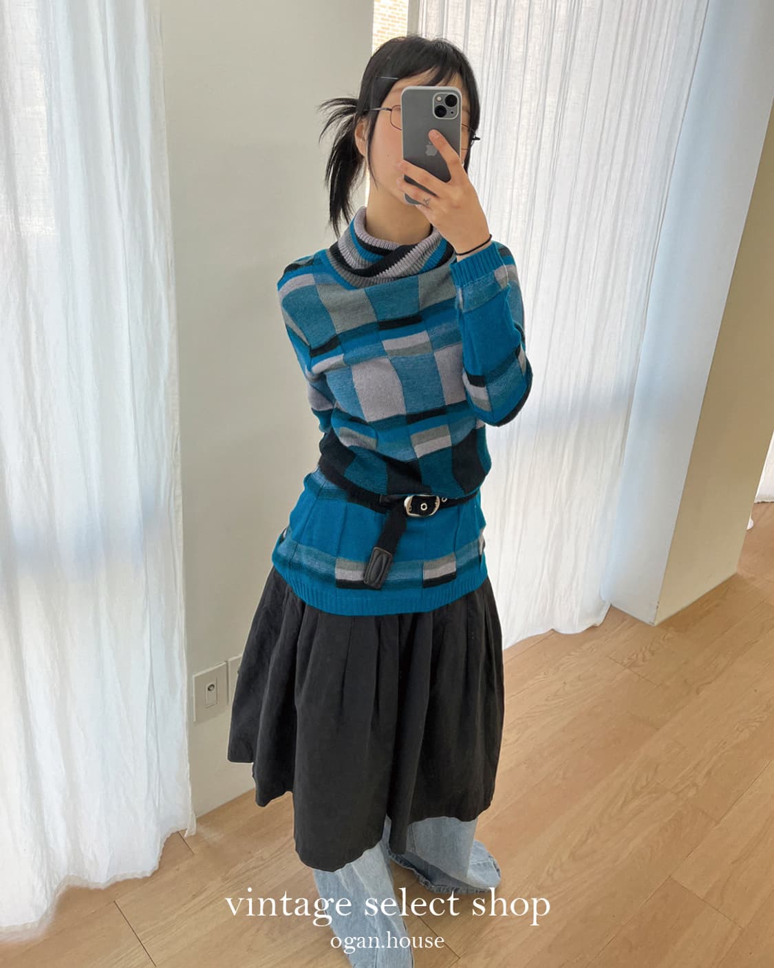 vintage dory turtleneck knit top 상품이미지2