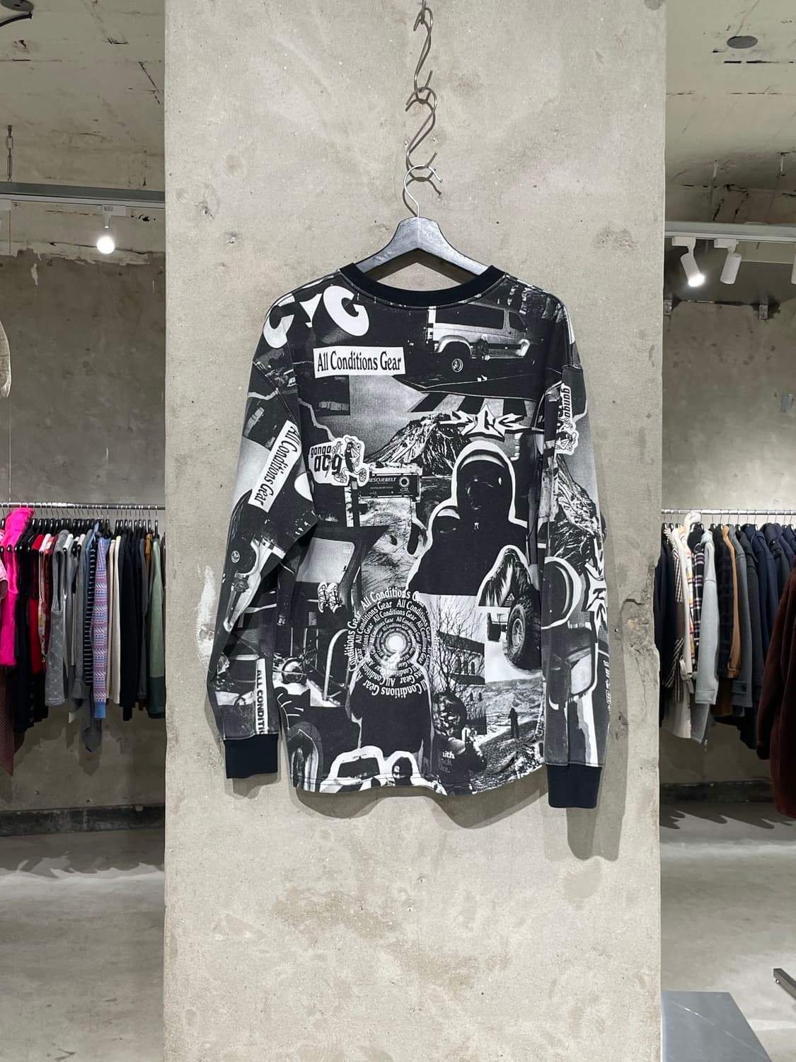 나이키 acg 블랙 글레이셔 크루넥 롱 슬리브 상품이미지6