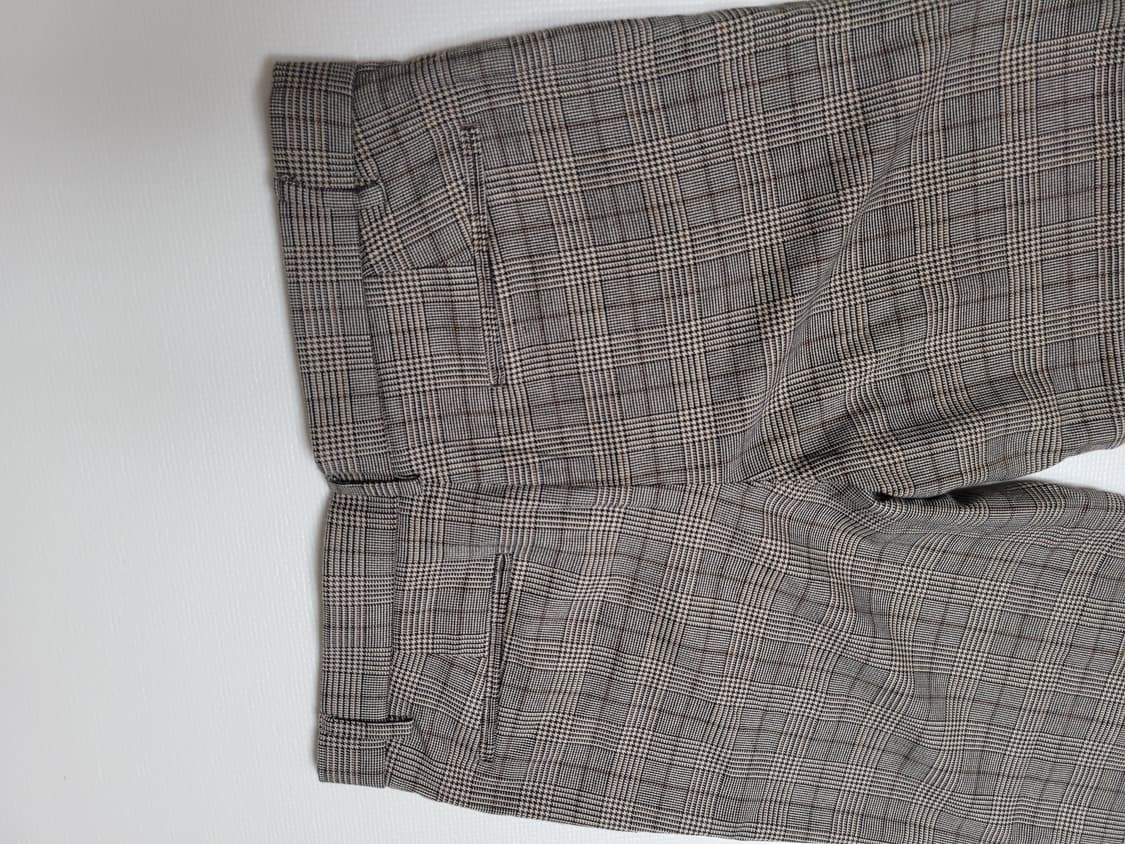 스파오 SPAO 남자 체크패턴 슬랙스 34 브라운 상품이미지10