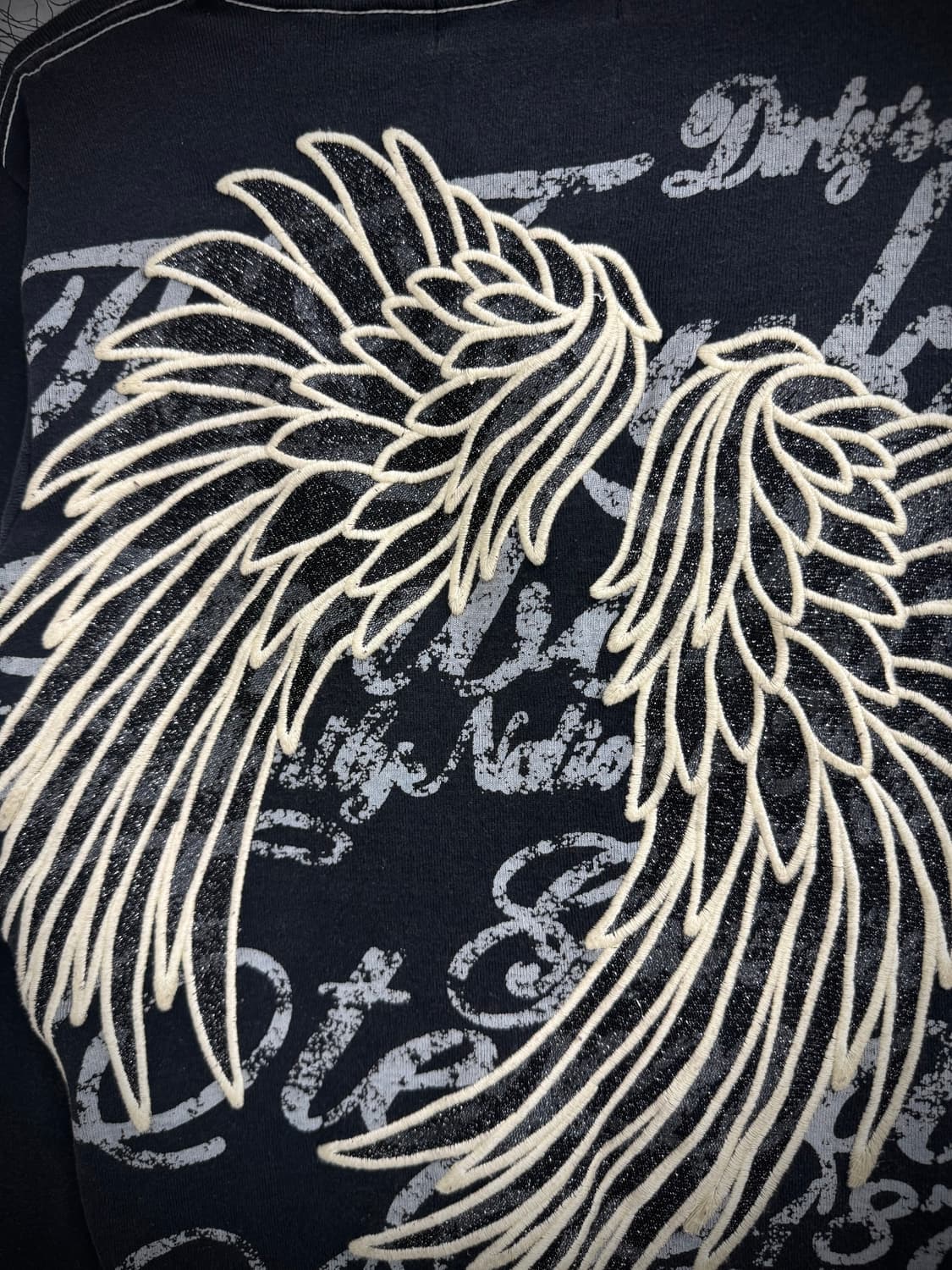 Wing embriodery printing longsleeve 상품이미지2