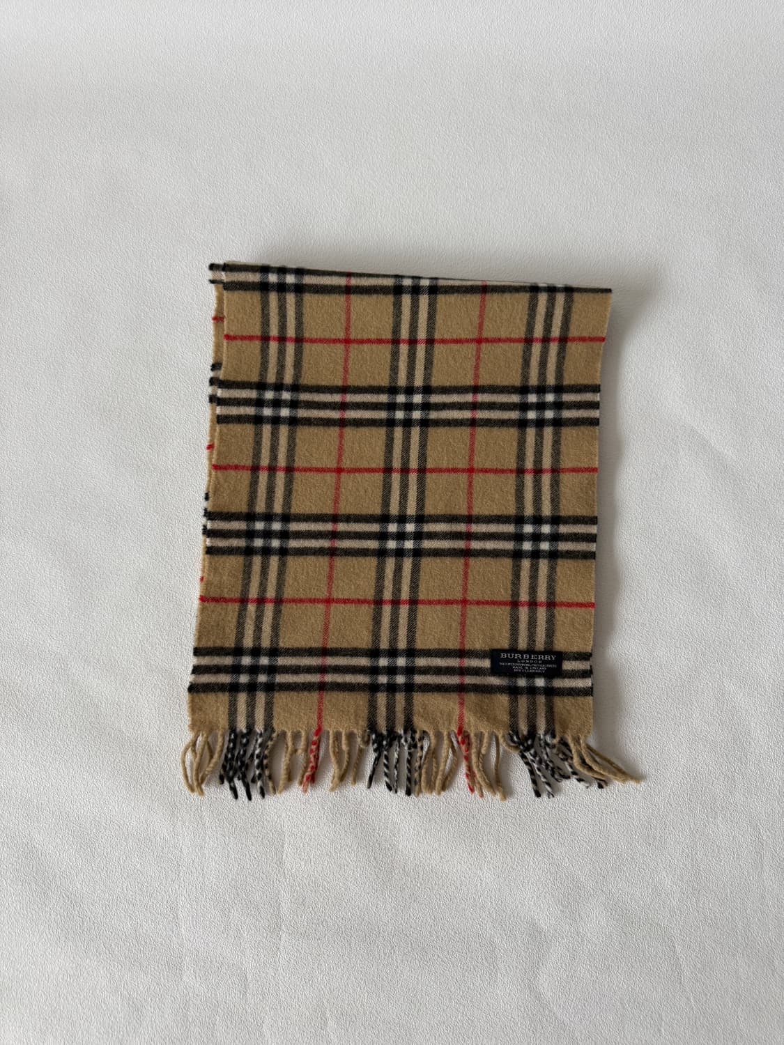 버버리(BURBERRY) 울&캐시미어 체크 머플러 상품이미지1