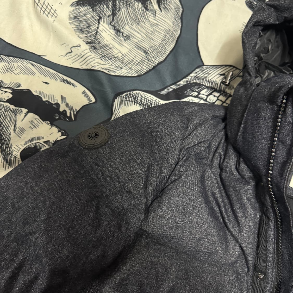 빈폴 다운 패딩 100 L사이즈 상품이미지3