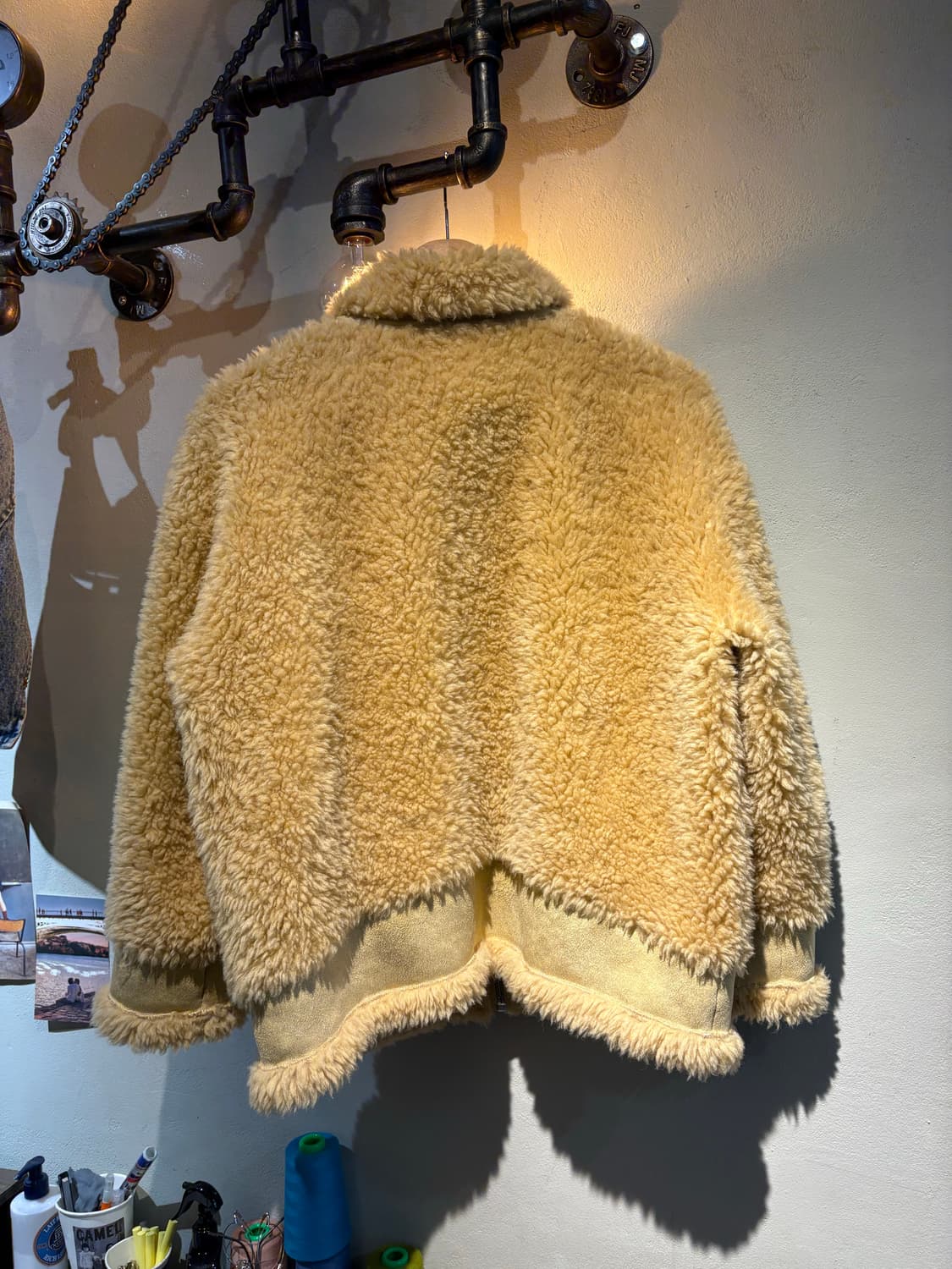 코지 테디 보아 호주울 집업 재킷  상품이미지4