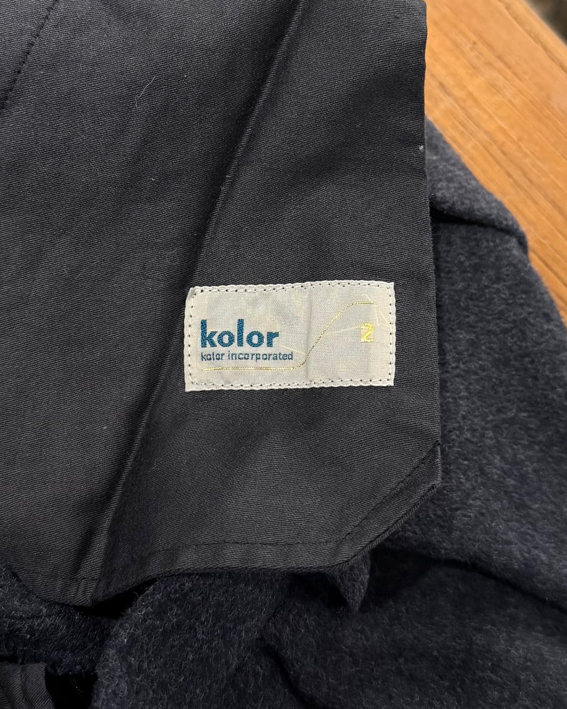 컬러 차콜 울 사이드 지퍼 팬츠 상품이미지5