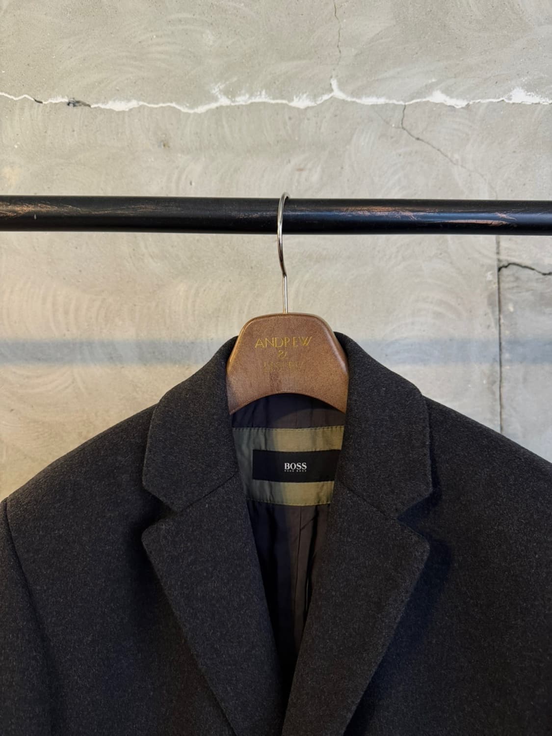 휴고보스 헤비멜톤울 코트 100 상품이미지2