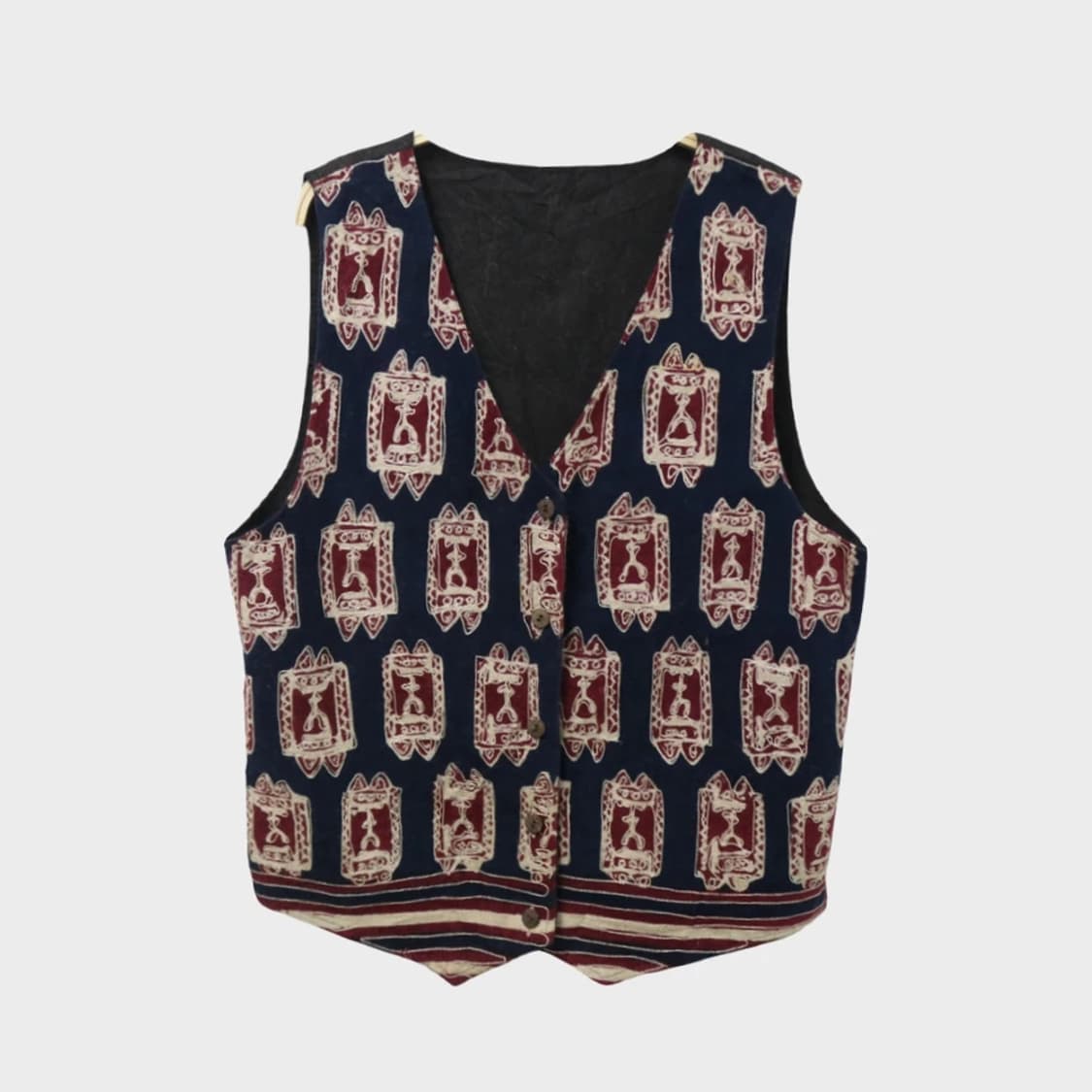 VINTAGE VEST 울 혼방 자수 베스트 66437 상품이미지1