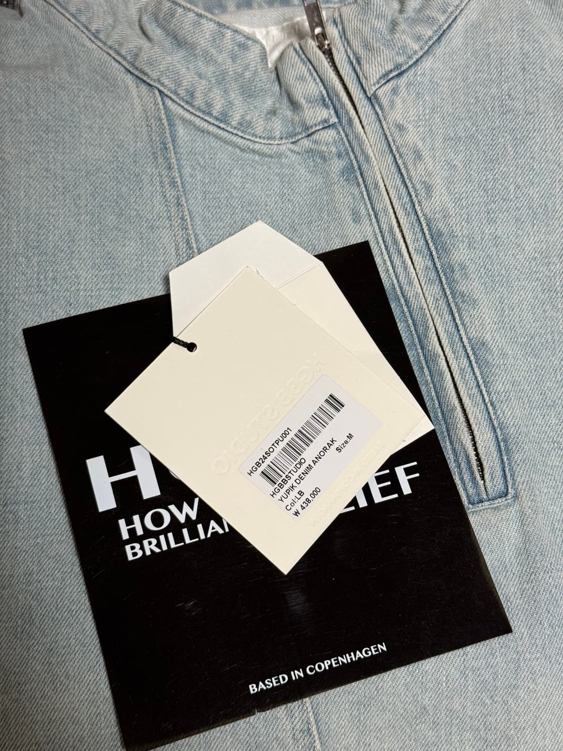 HGBB STUDIO 유픽 데님 아노락 M 상품이미지3