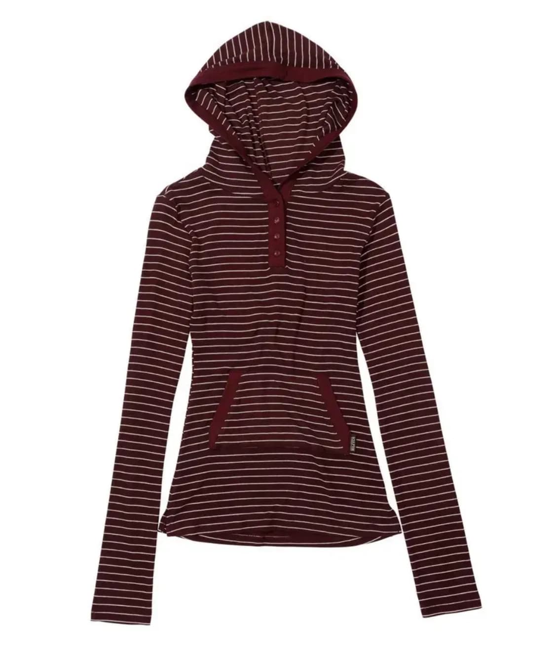 스컬프터 Stripe Hoodie Tee Burgundy (L) 상품이미지2