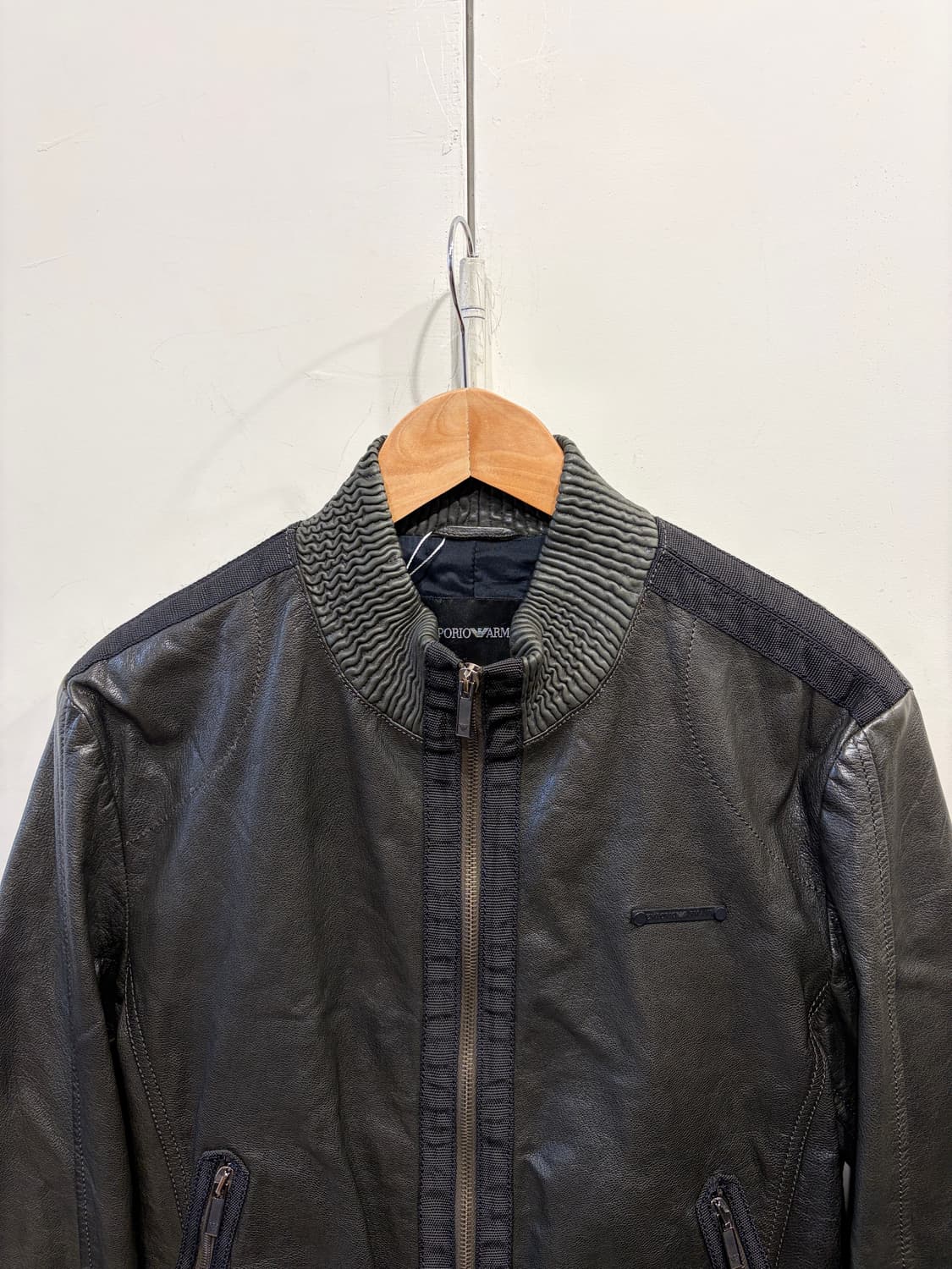 엠포리오 아르마니 고트스킨 레더 자켓 상품이미지3