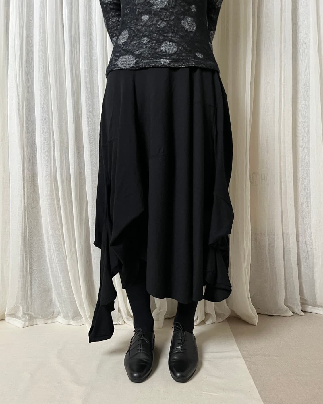 꼼데가르송 04aw 투웨이 스커트 & 하이넥 니트 비대칭 상품이미지7