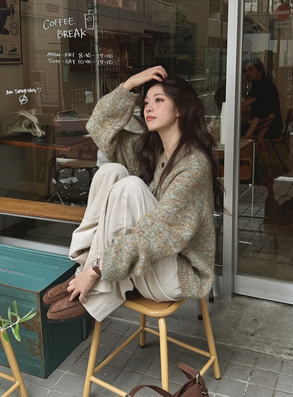 슬로우앤드 가디건 상품이미지2