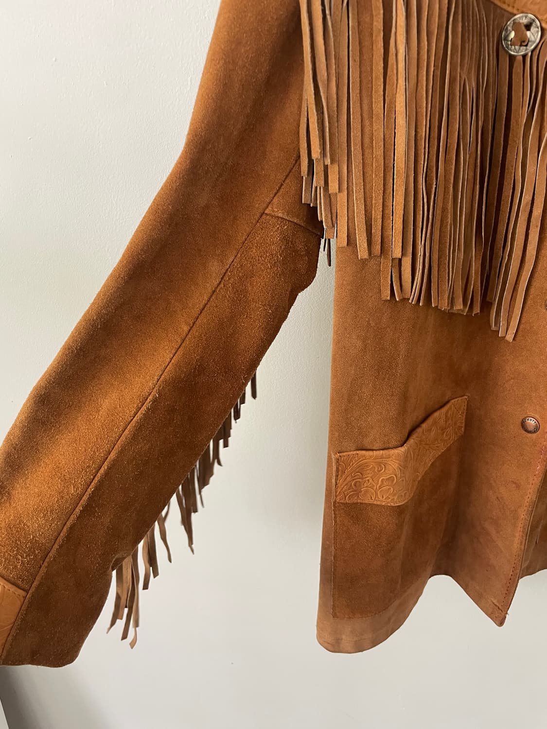 80's~90's Schott fringe leather jacket 상품이미지3