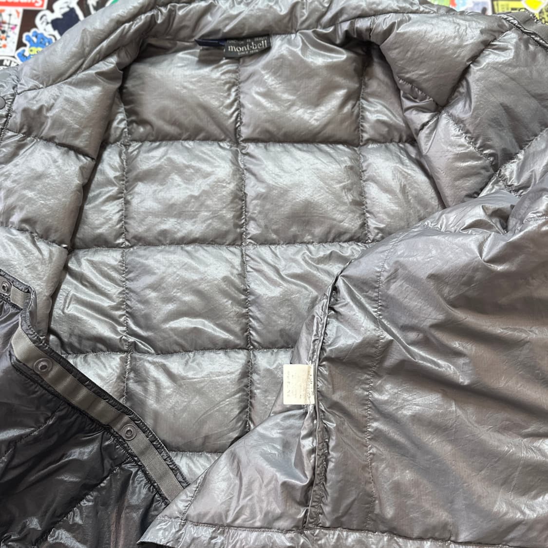 90s 몽벨 일판 UL 경량 패딩 자켓 XL 상품이미지4