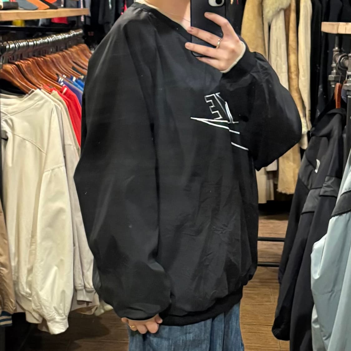 [HI] Nike 나이키 빅로고 웜업 블랙 상품이미지4