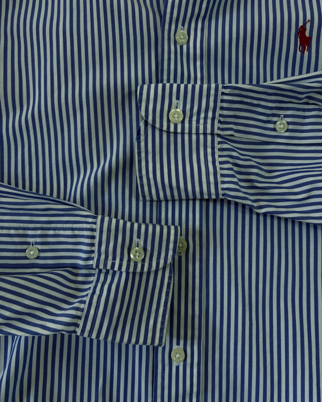 Polo Ralph Lauren 블루 화이트 스트라이프 셔츠 상품이미지6