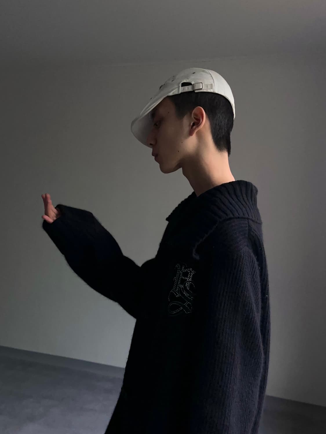 Valenza 앙고라 디테일 루즈 카디건 상품이미지2
