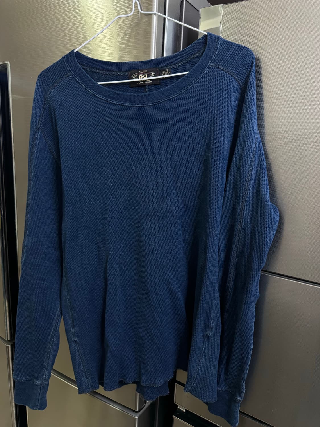 더블알엘 인디고 와플 크루넥 상품이미지2