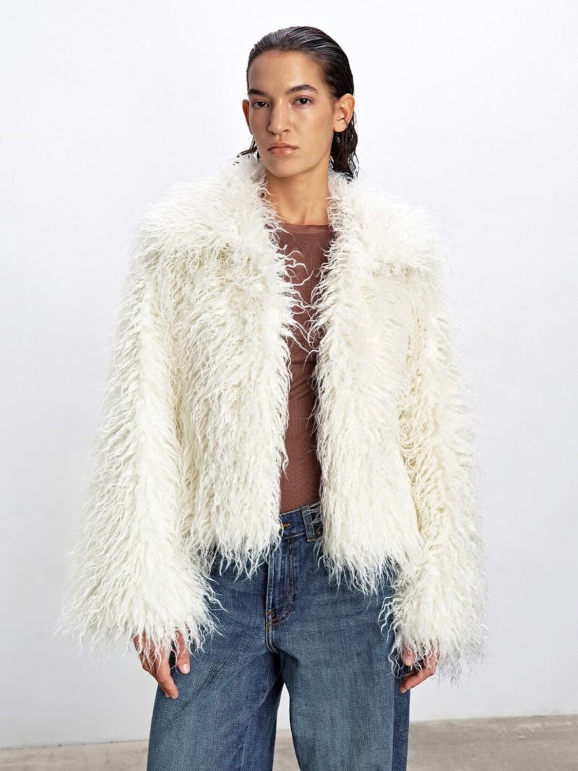 해브레스 haveless TALIA FAUX FUR JACKET 퍼자켓 상품이미지1