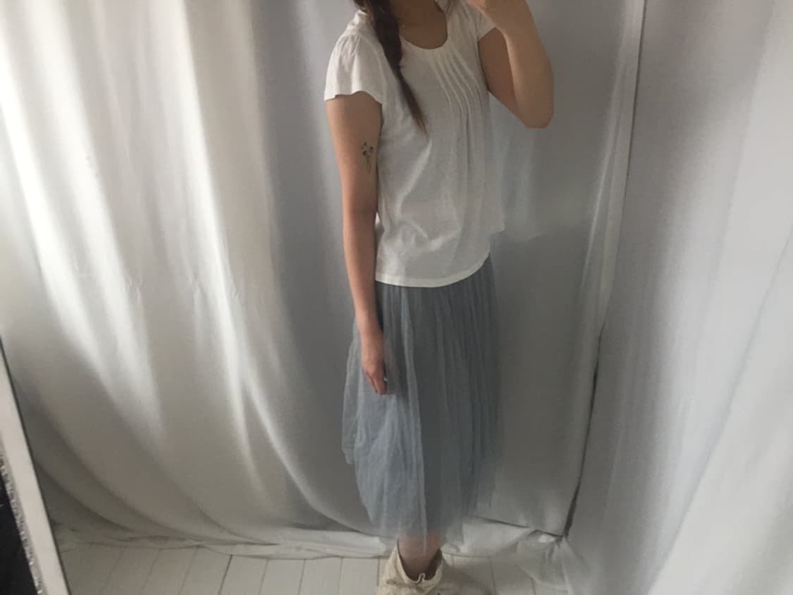 770. soft cotton puff sleeve T 상품이미지6